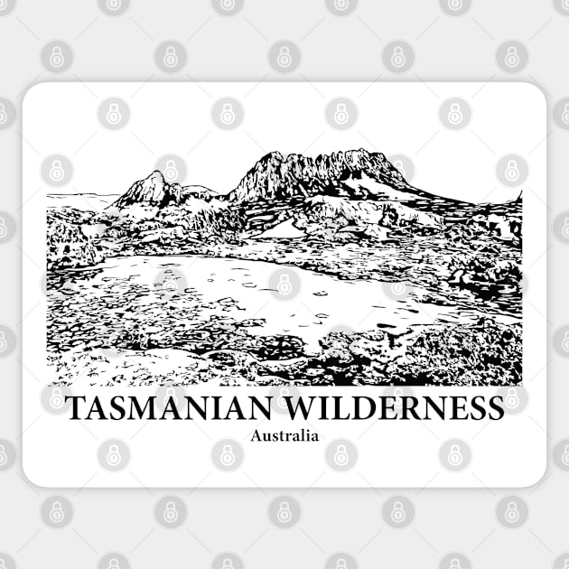 Tasmanian Wilderness - Australia Sticker by Lakeric